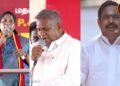 #“தவெக பொதுச்செயலாளரே சாட்சி” – சத்தியபாமா பேச்சு!
